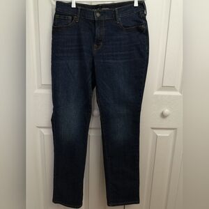 Old Navy Size 10 Dark Blue Original Mid Rise Straight Leg Jeans
